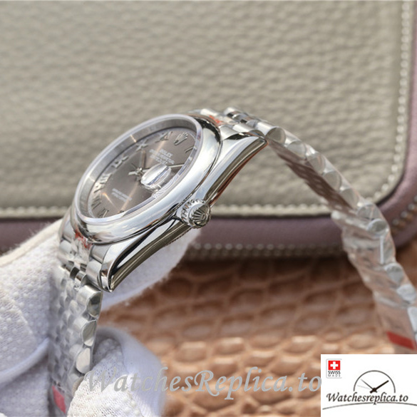 Swiss Rolex Datejust Replica 116200 Stainless steel strap 36MM - WatchesReplica.is