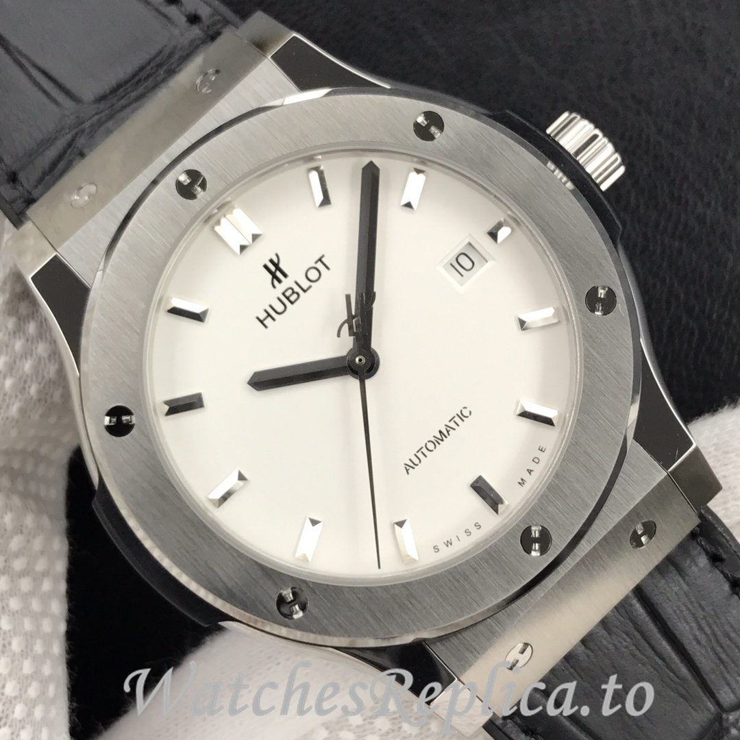 Hublot Replica Classic Fusion Series Leather strap 42MM - WatchesReplica.is