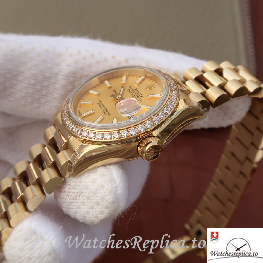 Swiss Rolex Datejust 279138RBR-0014 Stainless steel strap 28MM - WatchesReplica.is