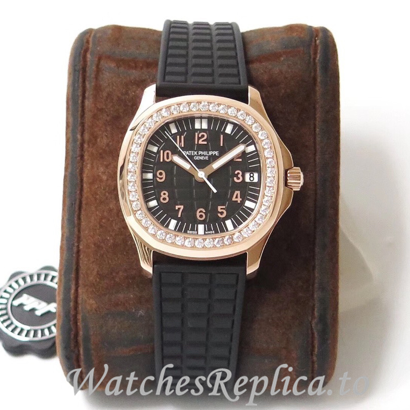 Patek Philippe Replica Aquanaut Rubber strap 35.6MM - WatchesReplica.is