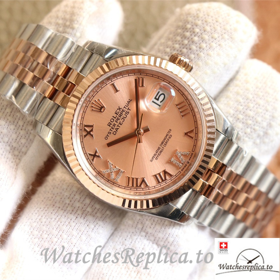 Swiss Rolex Datejust Replica 126233 Stainless steel strap 36MM - WatchesReplica.is