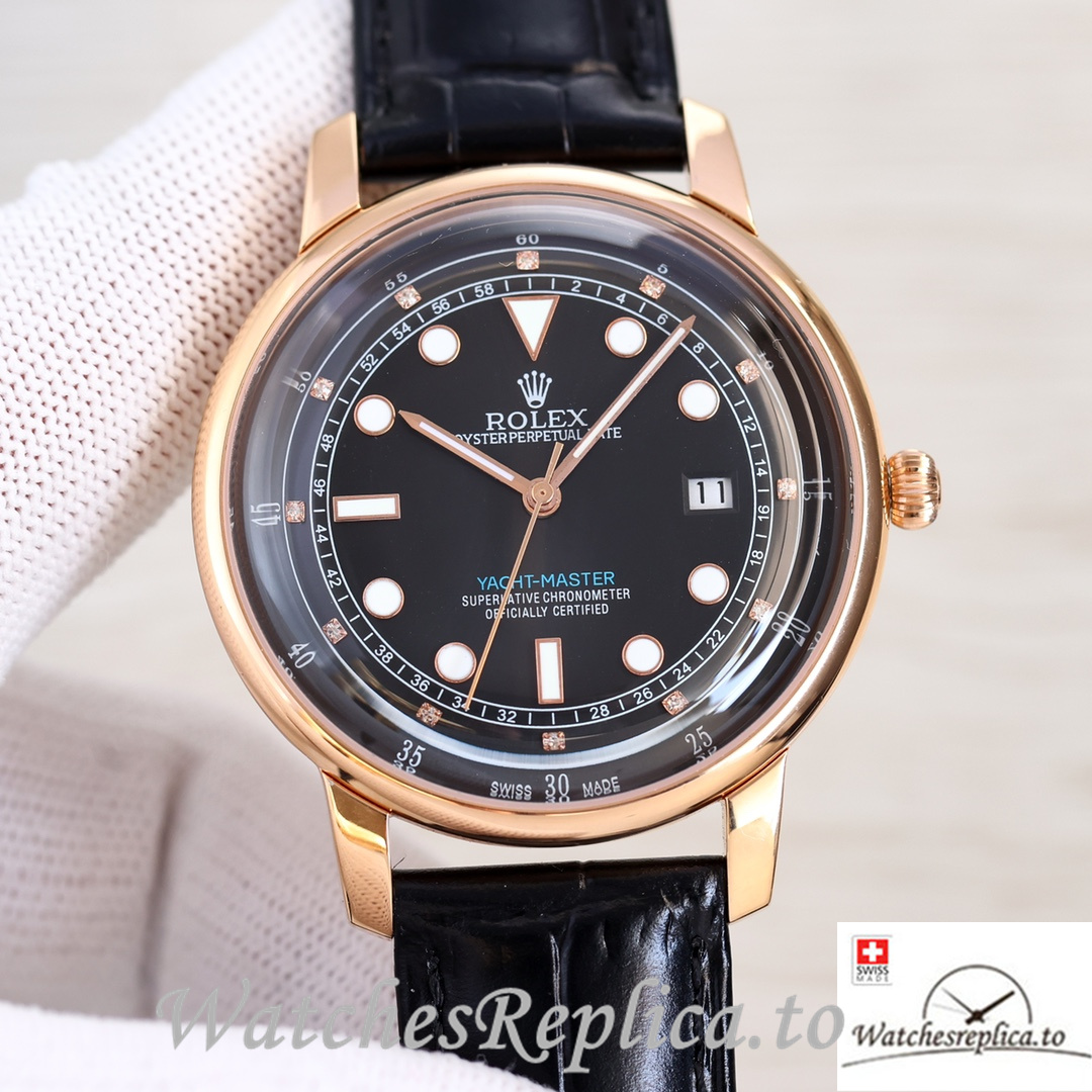 2022 Swiss Replica Rolex Yacht Master Black Dail M226570-0001 - WatchesReplica.is