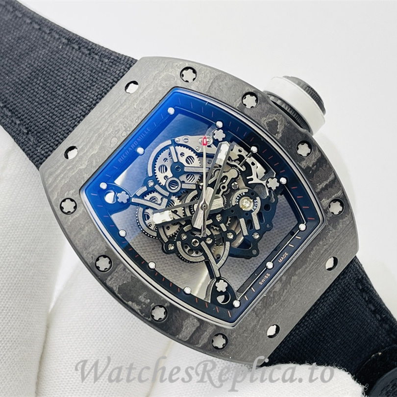 Richard Mille Replica RM055 Canvas strap 50MM - WatchesReplica.is