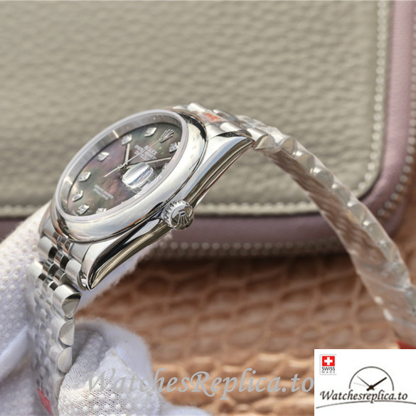 Swiss Rolex Datejust Replica 116200 Stainless steel strap 36MM - WatchesReplica.is