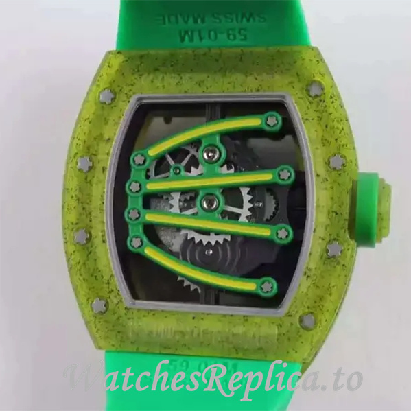 Richard Mille Replica RM59-01 Rubber strap 50MM - WatchesReplica.is