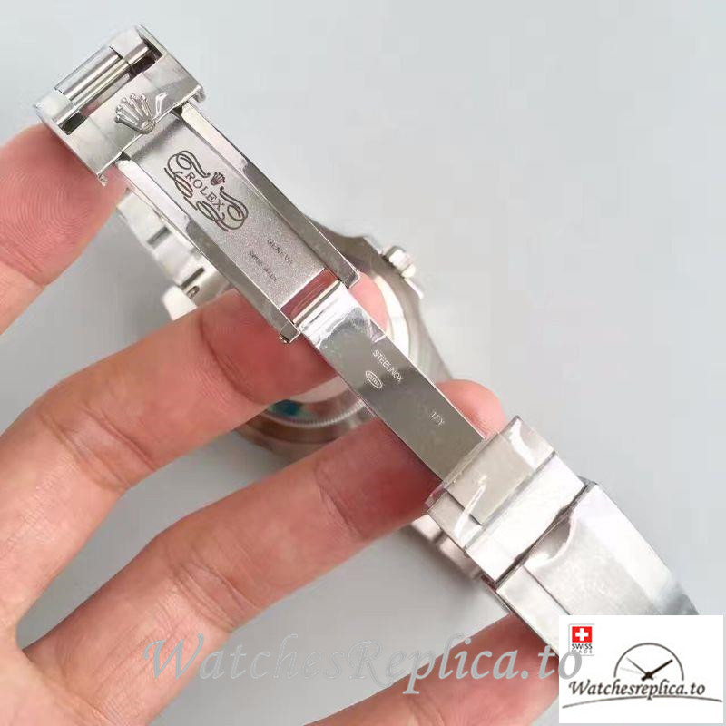 Swiss Rolex Submariner Date Replica 116619LB Silver Strap 40MM - WatchesReplica.is