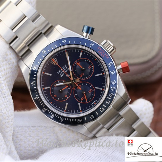 Swiss Rolex Daytona Replica Cool hand Brooklyn Stainless steel strap 40MM - WatchesReplica.is