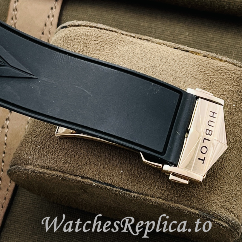 Hublot Replica Big Bang Sang Bleu II Rubber strap 45MM - WatchesReplica.is