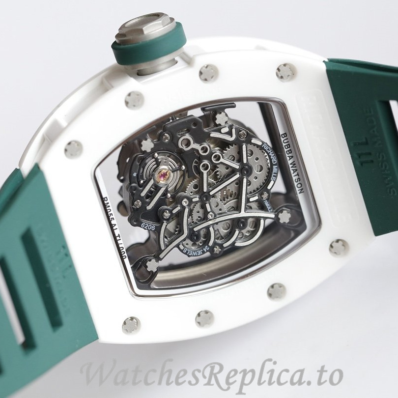 Richard Mille Replica RM055 Rubber strap 50MM - WatchesReplica.is