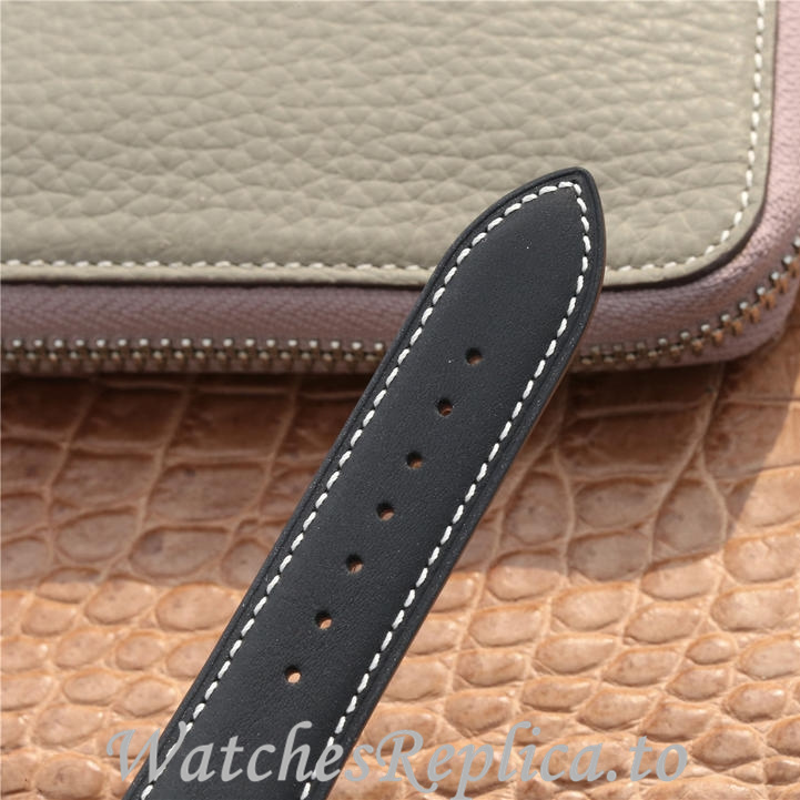 Patek Philippe Replica Calatrava 5524 Leather strap 42MM - WatchesReplica.is
