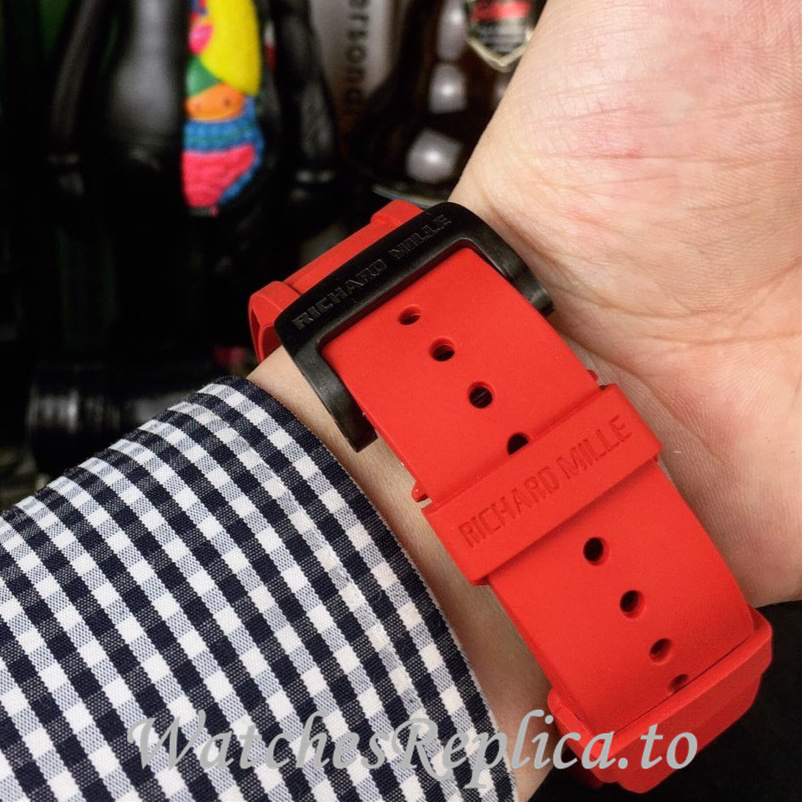 Richard Mille Replica RM35-02 Rubber strap 50MM - WatchesReplica.is