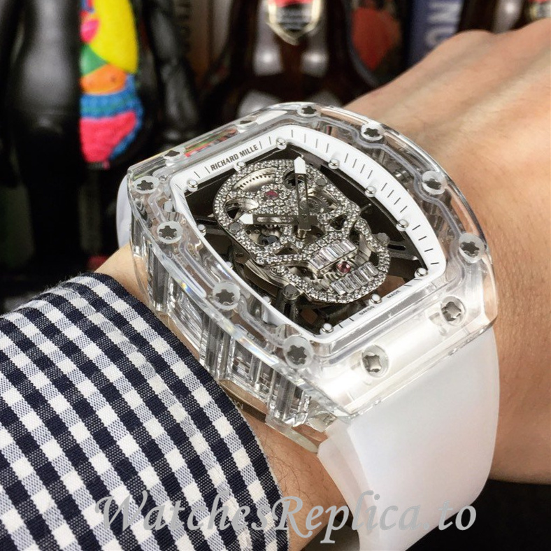Richard Mille Replica RM052 Rubber strap 50MM - WatchesReplica.is