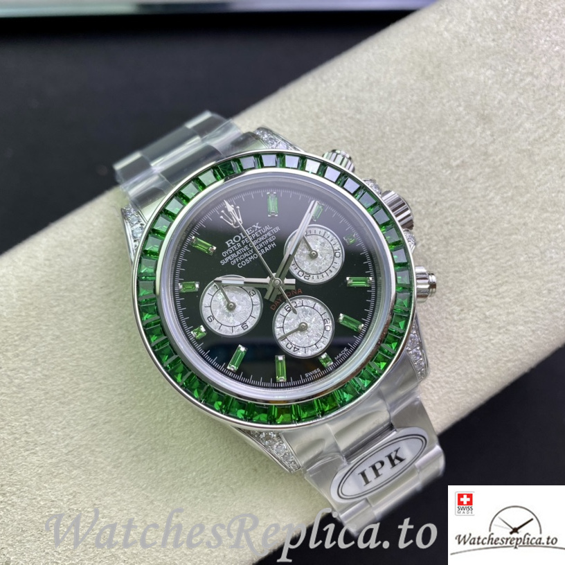 Swiss Rolex Daytona 116598RBOW Replica Stainless steel strap 40MM - WatchesReplica.is