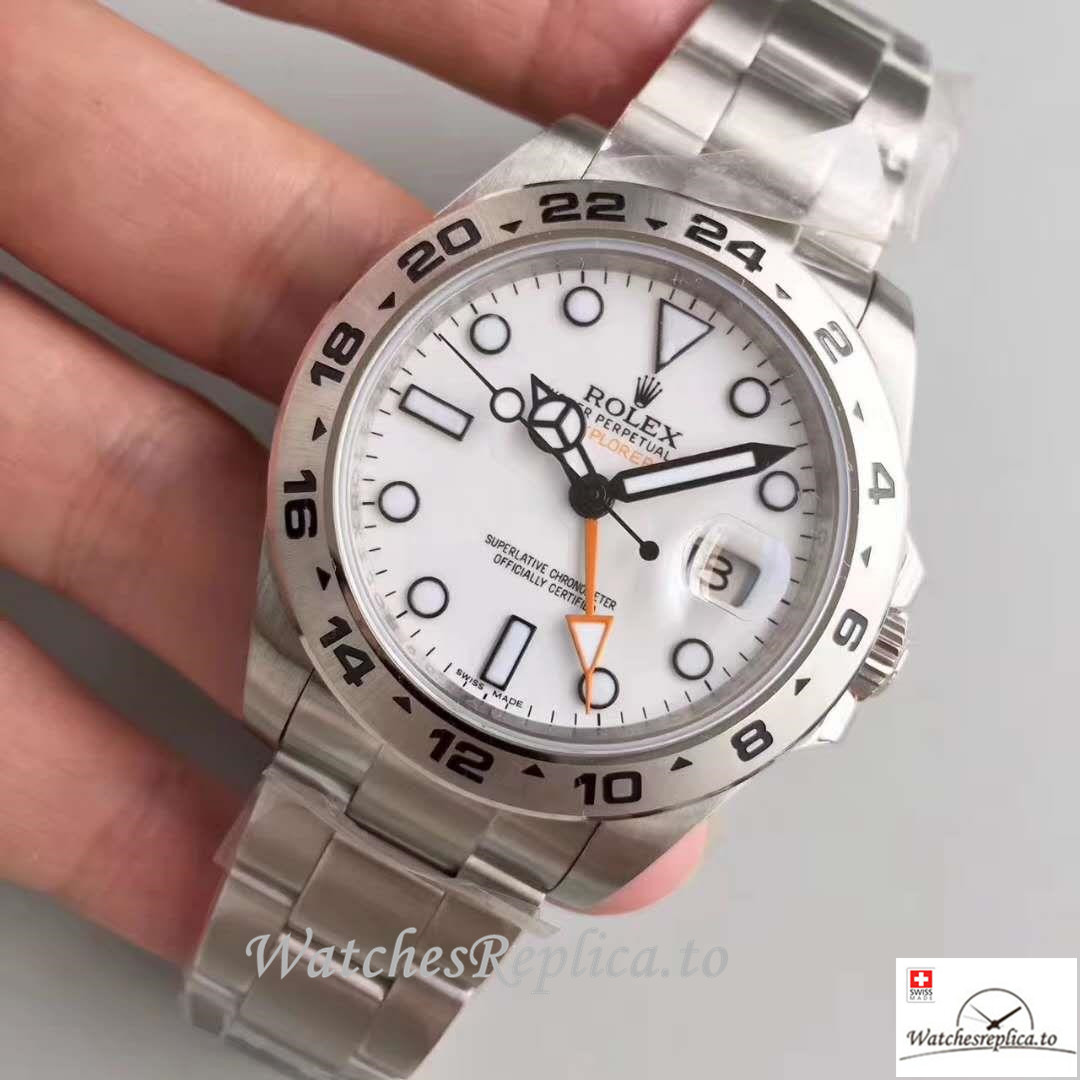 Swiss rolex Explorer II Replica 216570 001 Number Markers 42MM - WatchesReplica.is