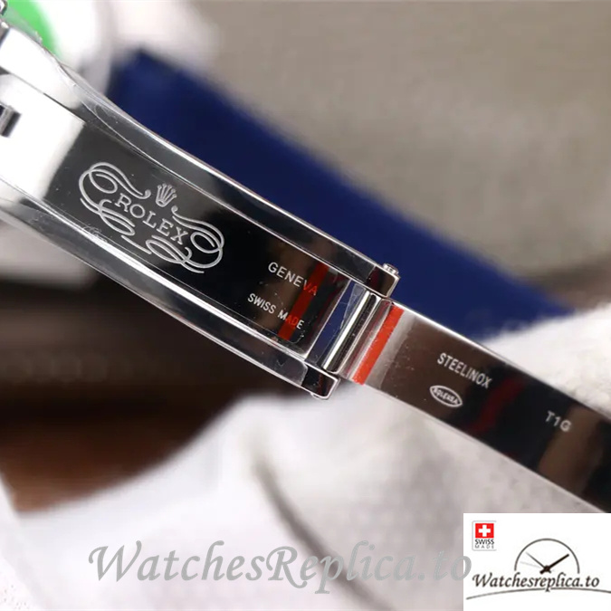 Swiss Rolex Submariner Replica Rubber strap 40MM - WatchesReplica.is