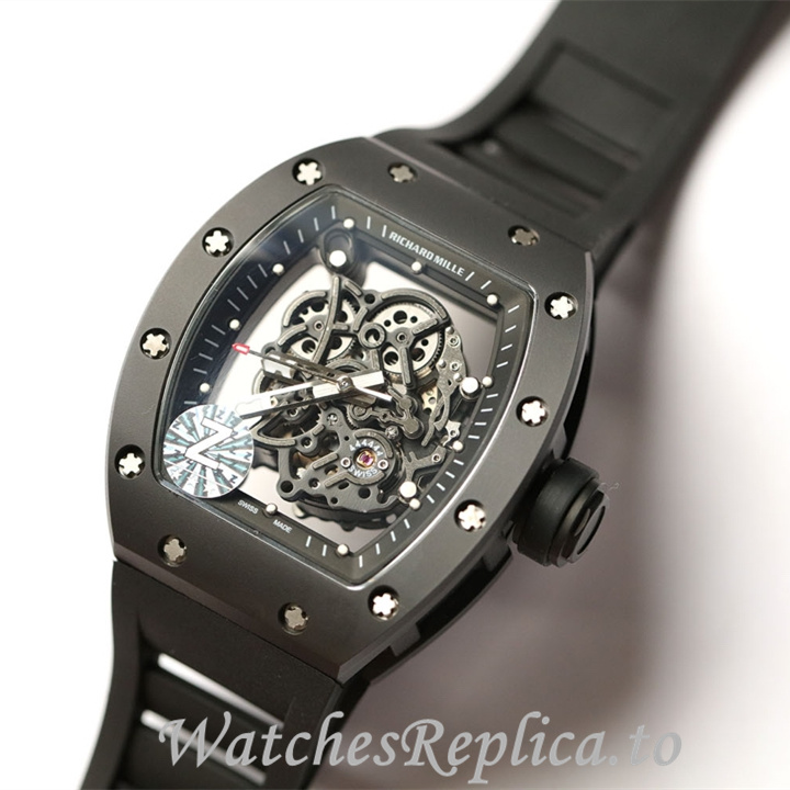 Richard Mille Replica RM055 Rubber strap 50MM - WatchesReplica.is
