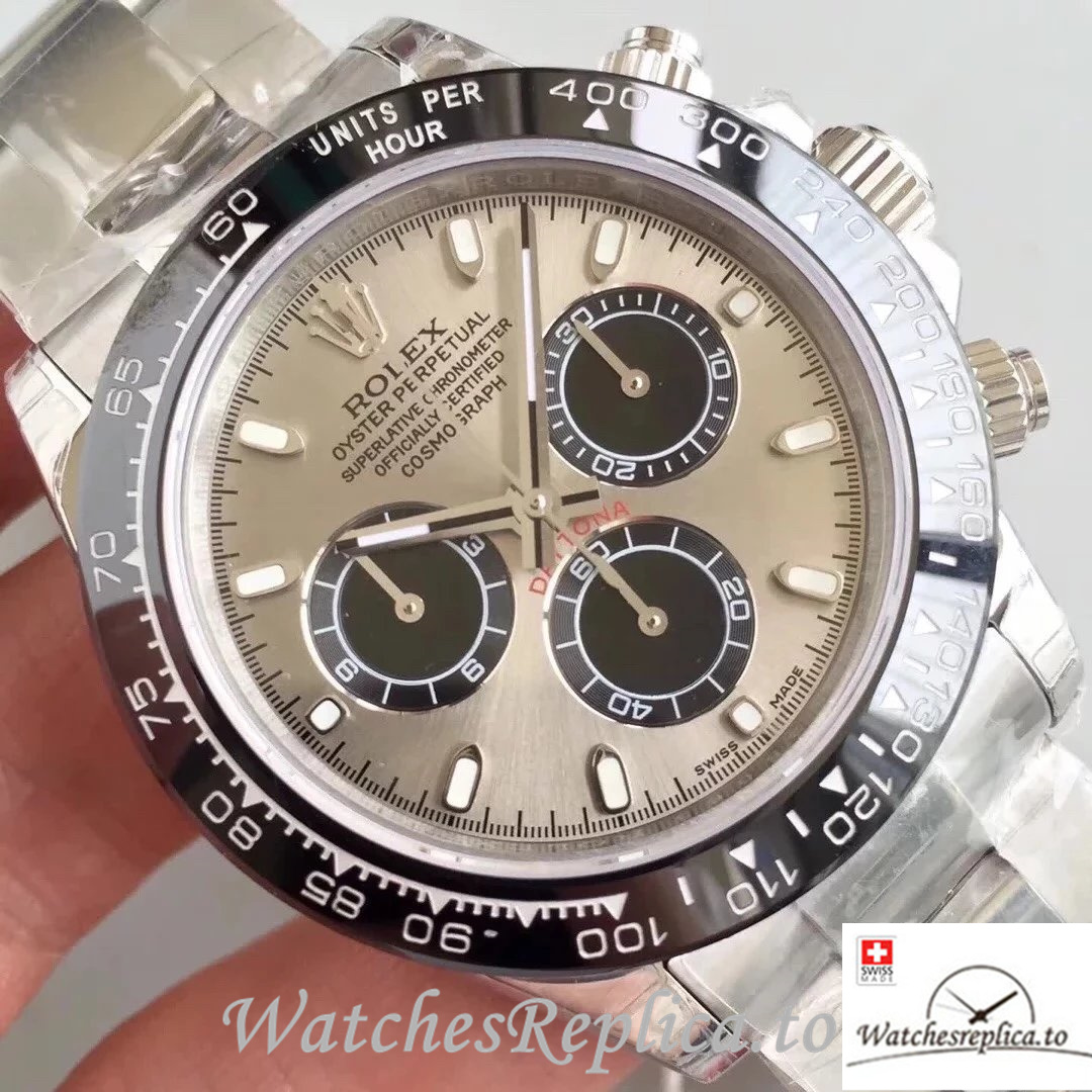 Swiss Rolex Daytona Replica 116519LN-0024 Stainless steel strap 40MM - WatchesReplica.is