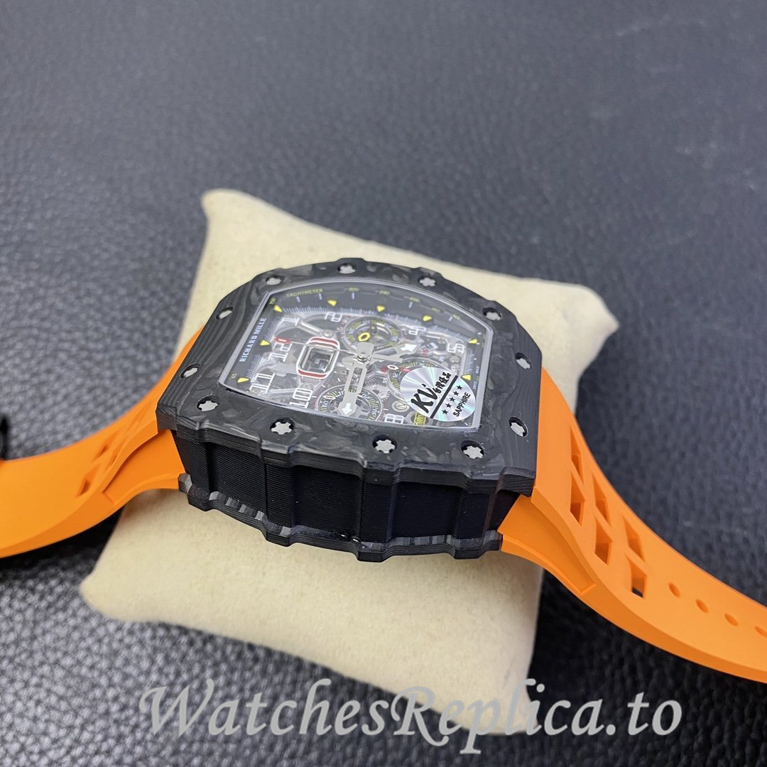 Richard Mille Replica RM-011 Rubber strap 50MM - WatchesReplica.is