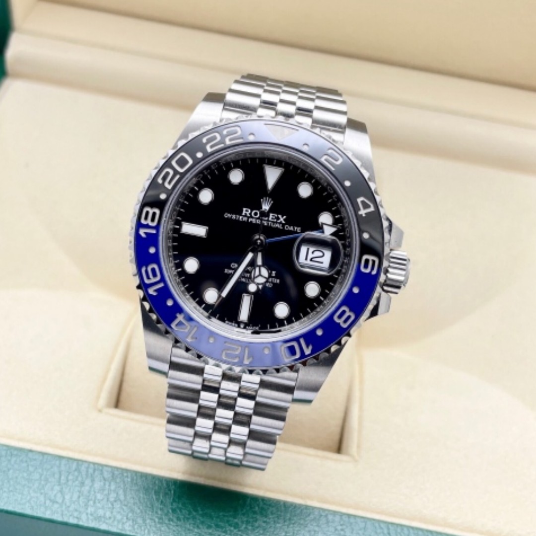 Rolex Replica GMT-Master II Batman 40mm 126710BLNR - WatchesReplica.is