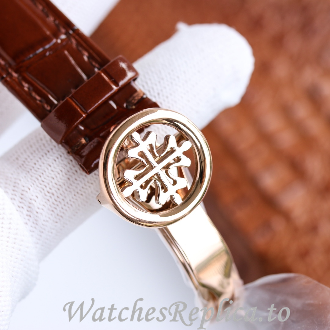 Patek Philippe Replica Complications 5205R Leather strap 38.5MM - WatchesReplica.is