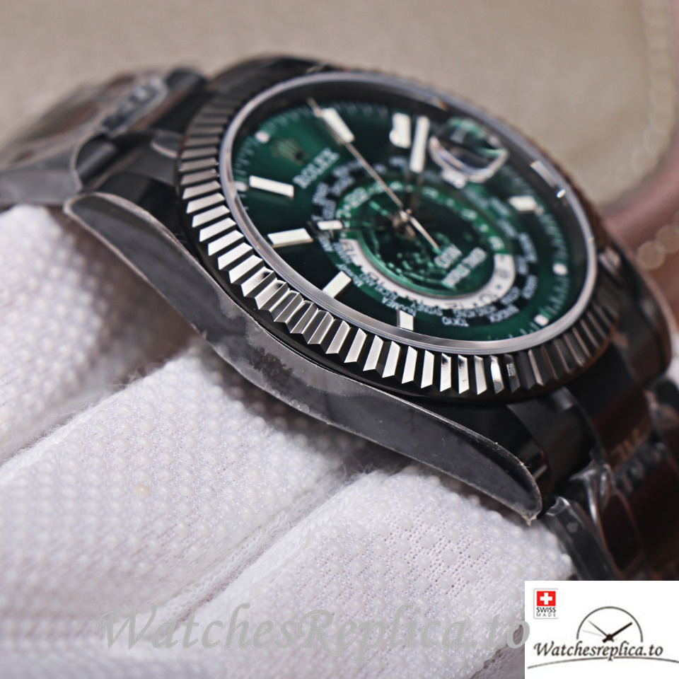 Swiss Rolex Sky Dweller Replica 326934 Stainless steel strap 40MM - WatchesReplica.is