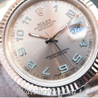 Swiss Rolex Datejust Replica 116334 Stainless steel strap 41MM - WatchesReplica.is