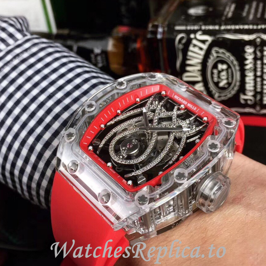 Richard Mille Replica RM052 Rubber strap 50MM - WatchesReplica.is