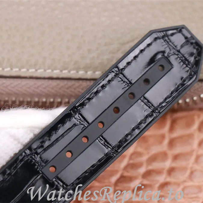 Hublot Replica MASTERPIECE Series Leather strap 45MM - WatchesReplica.is