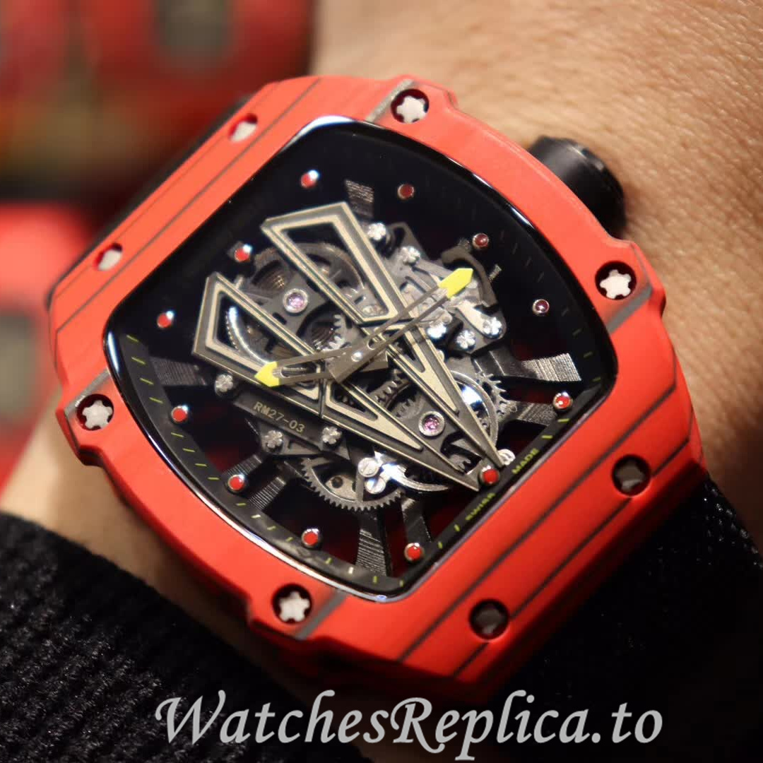 Richard Mille Replica RM27-03 Canvas strap 48MM - WatchesReplica.is