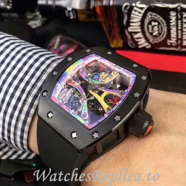 Richard Mille Replica RM68-01 Rubber strap 50MM - WatchesReplica.is