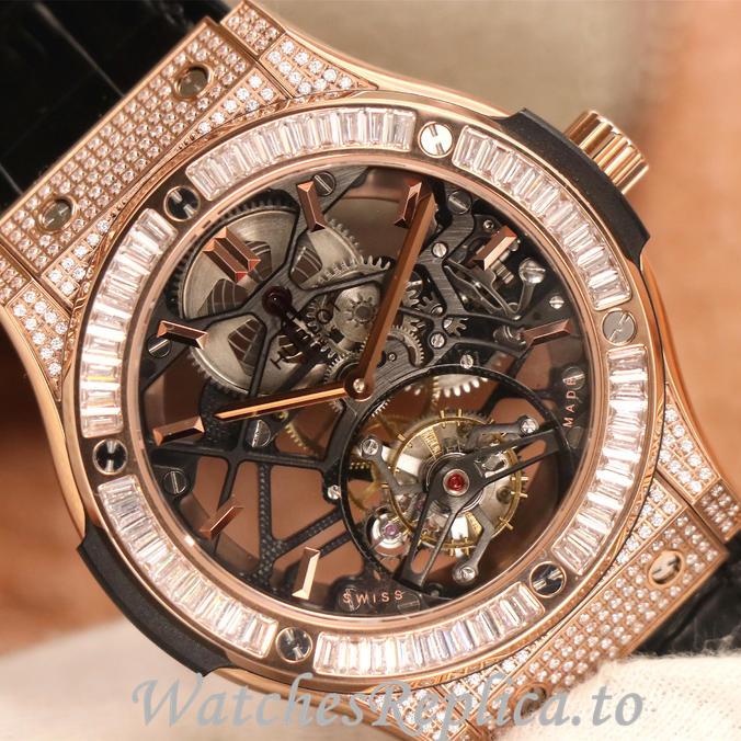 Hublot Replica Classic Fusion Series Leather strap 45MM - WatchesReplica.is