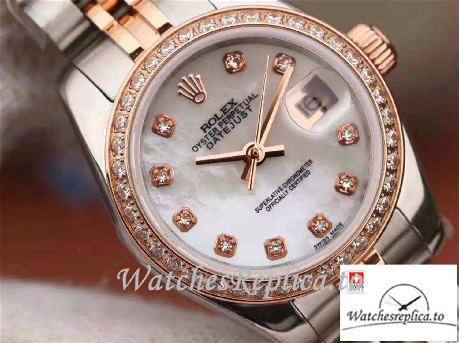 Swiss Rolex Datejust Replica 199867 White Dial 28MM - WatchesReplica.is