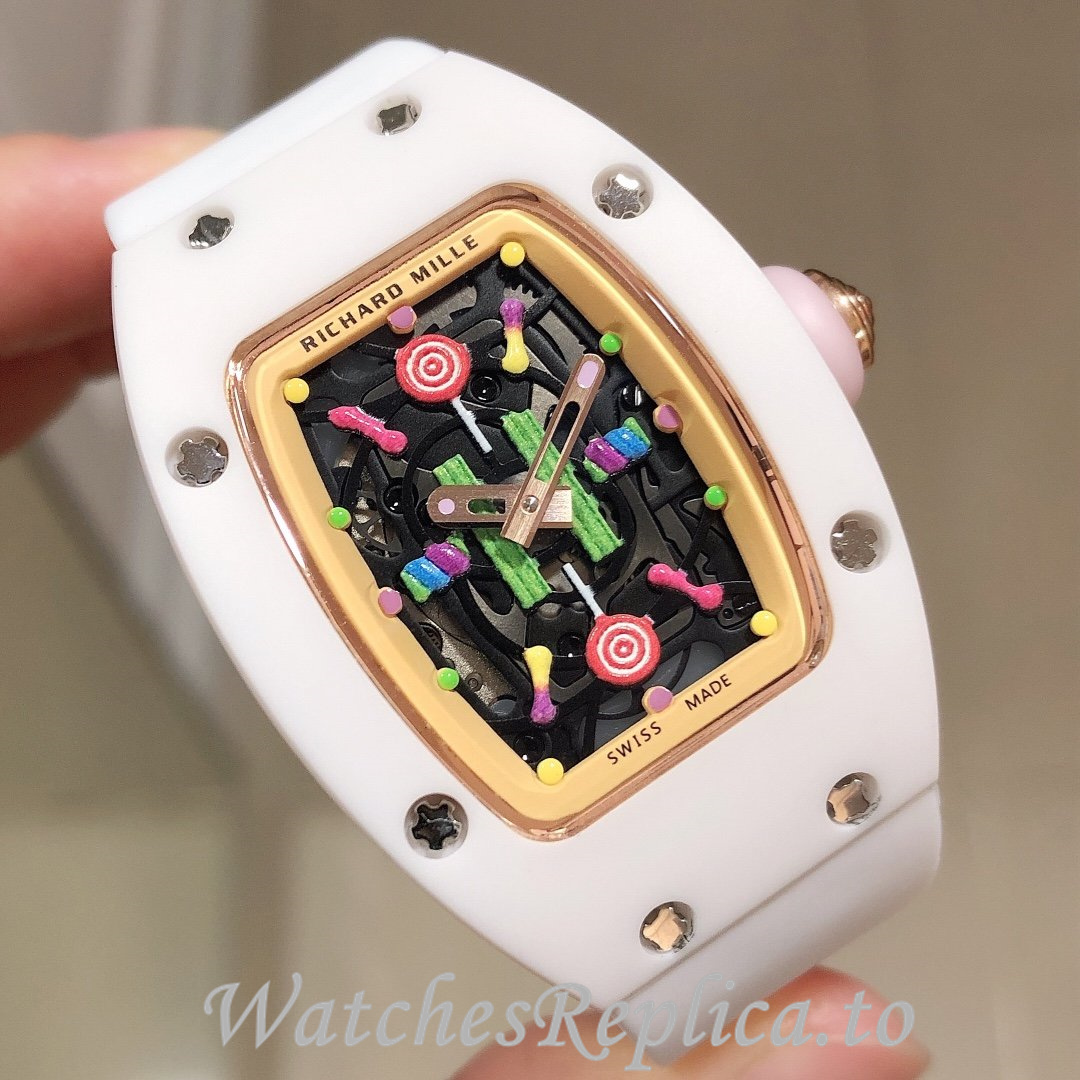 Richard Mille Replica RM37-01 Rubber strap 52.65x34.40MM - WatchesReplica.is