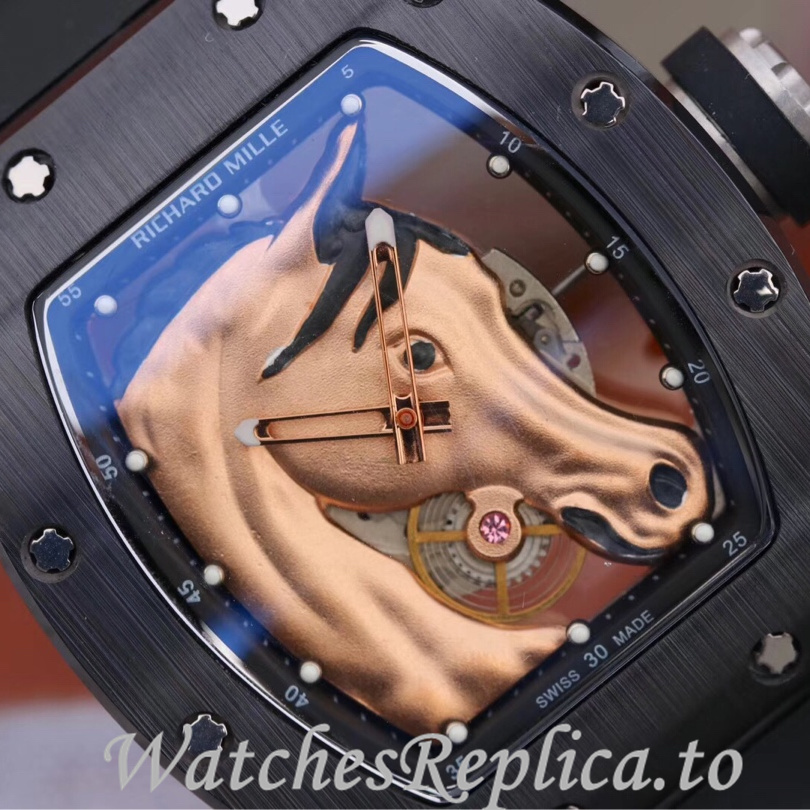 Richard Mille Replica RM52-02 Rubber strap 50MM - WatchesReplica.is