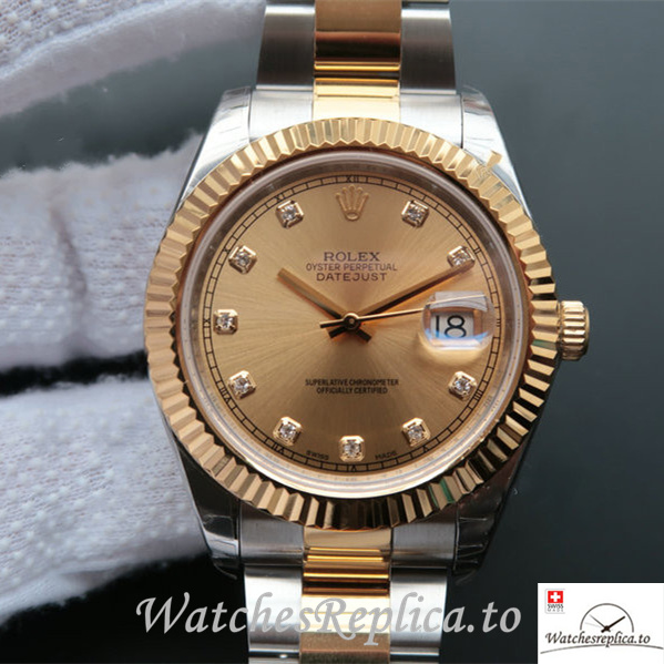 Swiss Rolex Datejust 126333 Stainless steel strap 41MM - WatchesReplica.is
