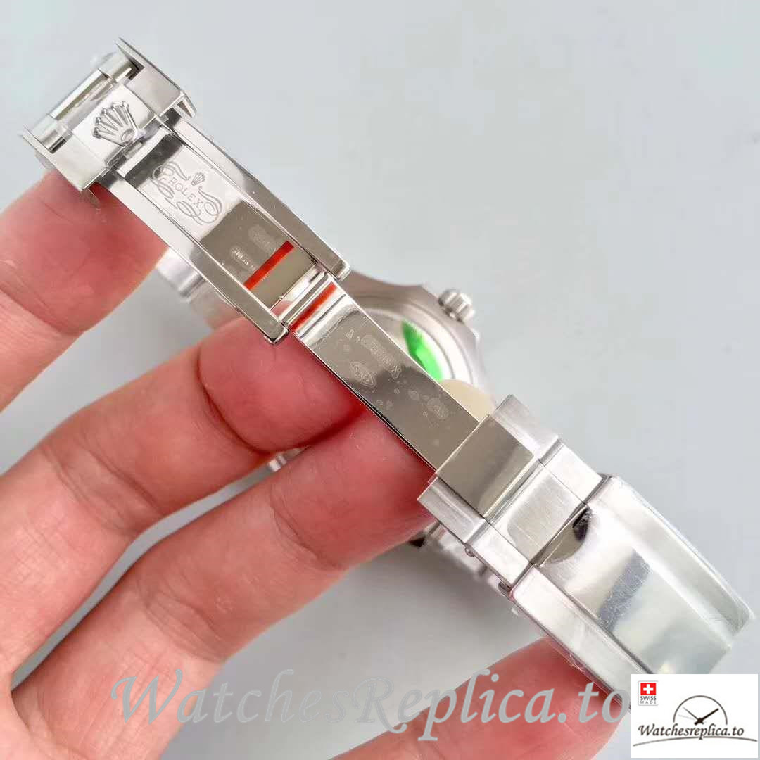 Swiss Rolex Yacht Master Replica 268622 Silver Bezel 40MM - WatchesReplica.is