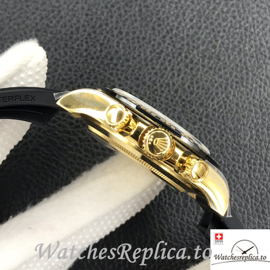 Swiss Rolex Daytona Replica 116518LN Rubber strap 40MM - WatchesReplica.is
