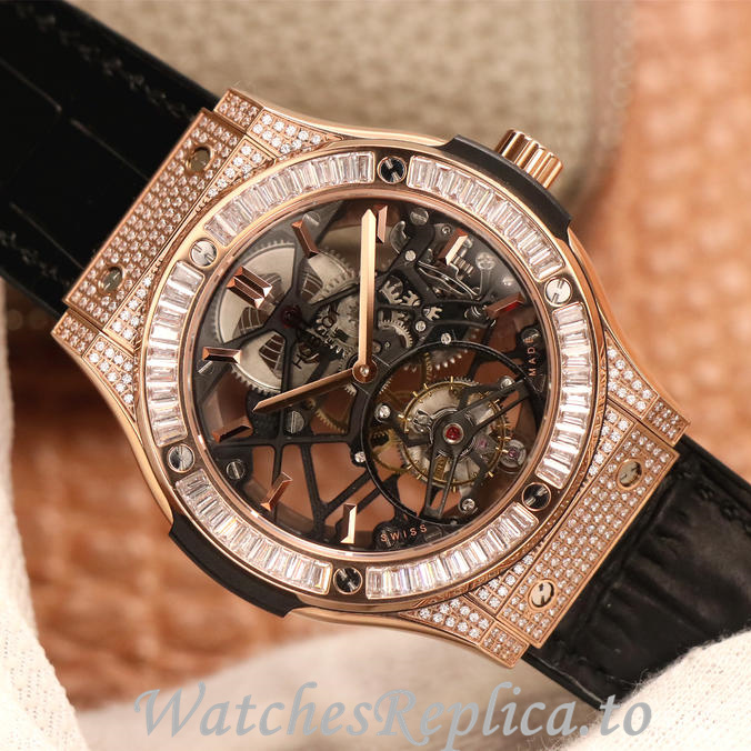 Hublot Replica Classic Fusion Series Leather strap 45MM - WatchesReplica.is
