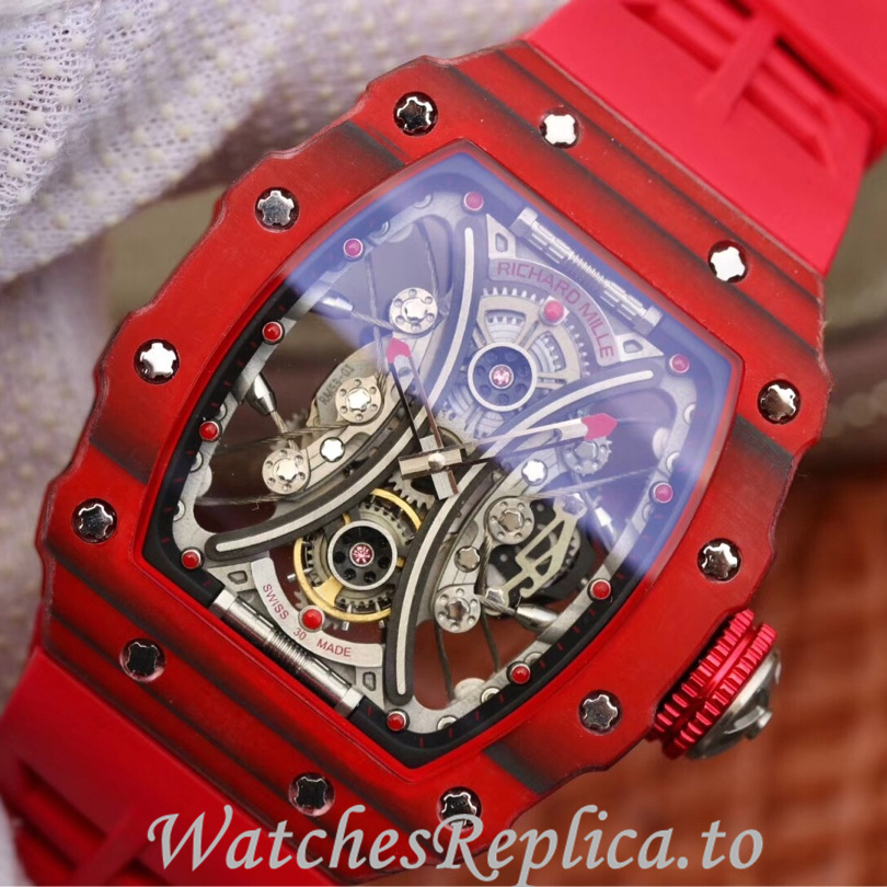 Richard Mille Replica RM53-01 Rubber strap 50MM - WatchesReplica.is