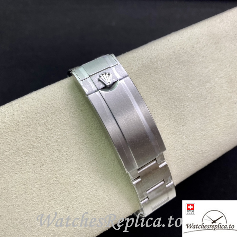 Swiss Rolex Submariner Replica 126610 Stainless steel strap 41MM Green Case - WatchesReplica.is