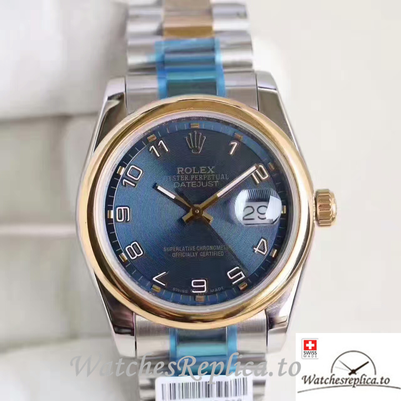 Swiss Rolex Daytona Replica 116233 Stainless steel strap 36MM - WatchesReplica.is