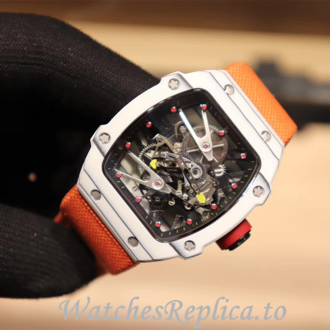 Richard Mille Replica RM27-02 Canvas strap 49MM - WatchesReplica.is
