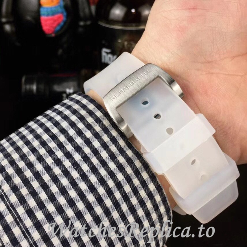 Richard Mille Replica RM011-FM Rubber strap 50MM - WatchesReplica.is