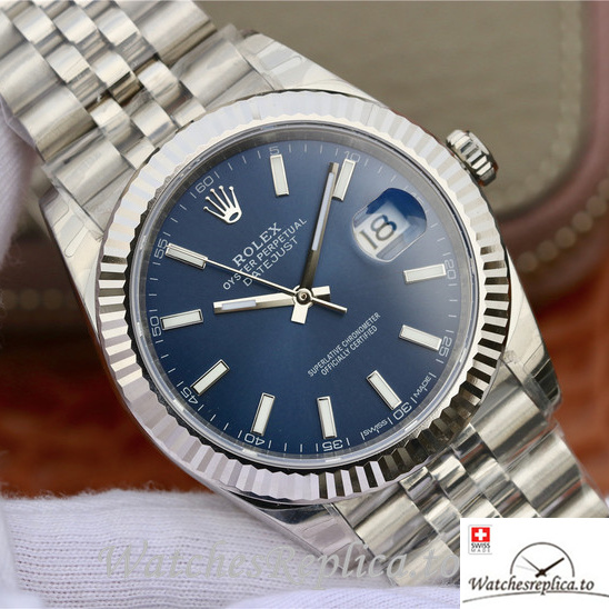 Swiss Rolex Datejust Replica 116234-0139 Stainless steel strap 36MM - WatchesReplica.is