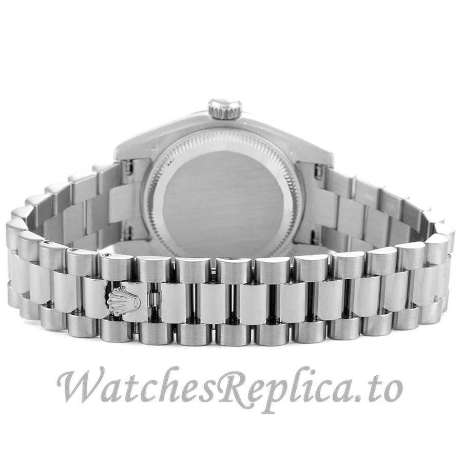 Replica Rolex Datejust 179369 Presidential Diamond Bezel Women's 26MM - WatchesReplica.is