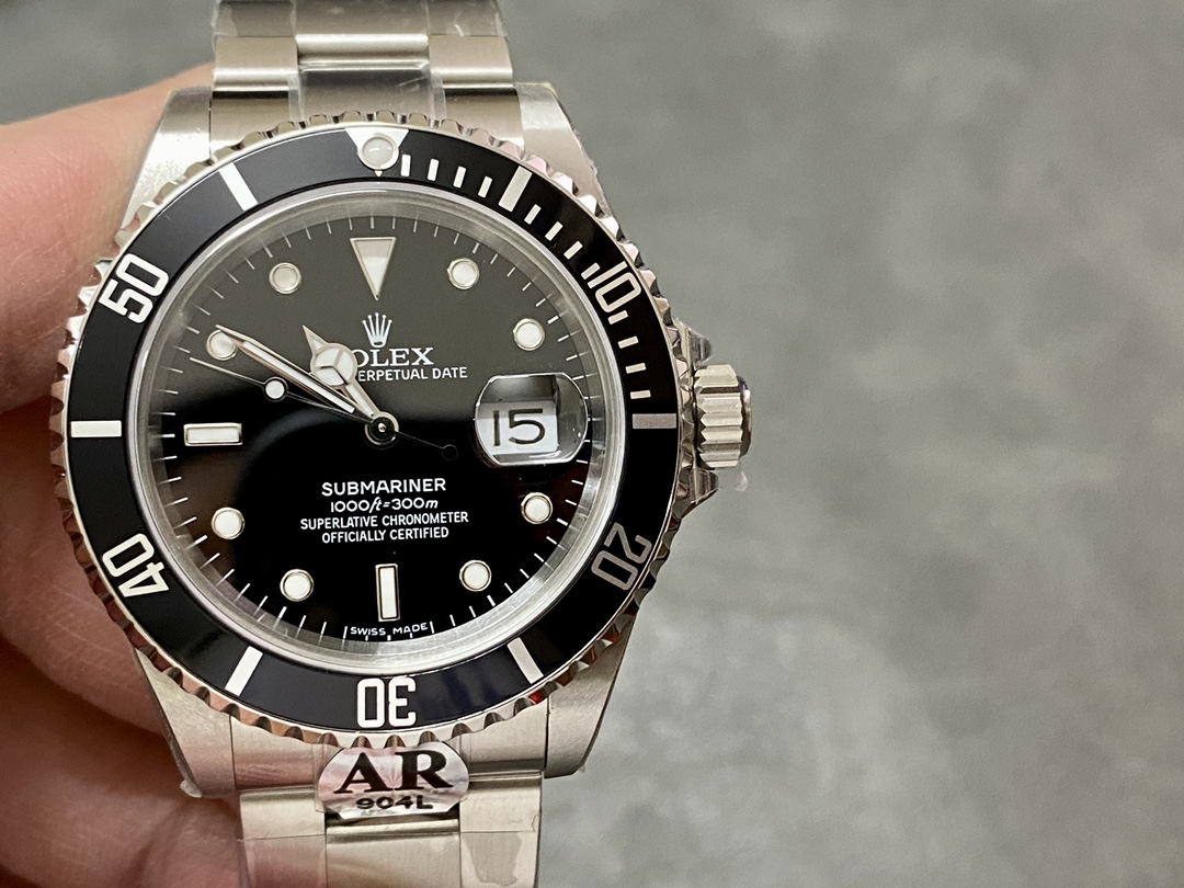 Replica Rolex Submariner Black Dial 16610 - WatchesReplica.is