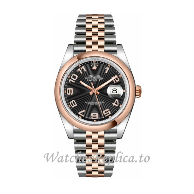 Replica Rolex Datejust 116201-6 36MM Stainless steel strap Mens Watch - WatchesReplica.is