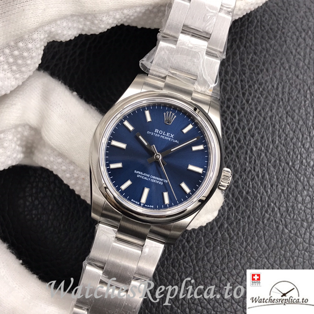 Swiss Rolex Oyster Perpetual Replica 277200 Stainless steel strap 31MM - WatchesReplica.is