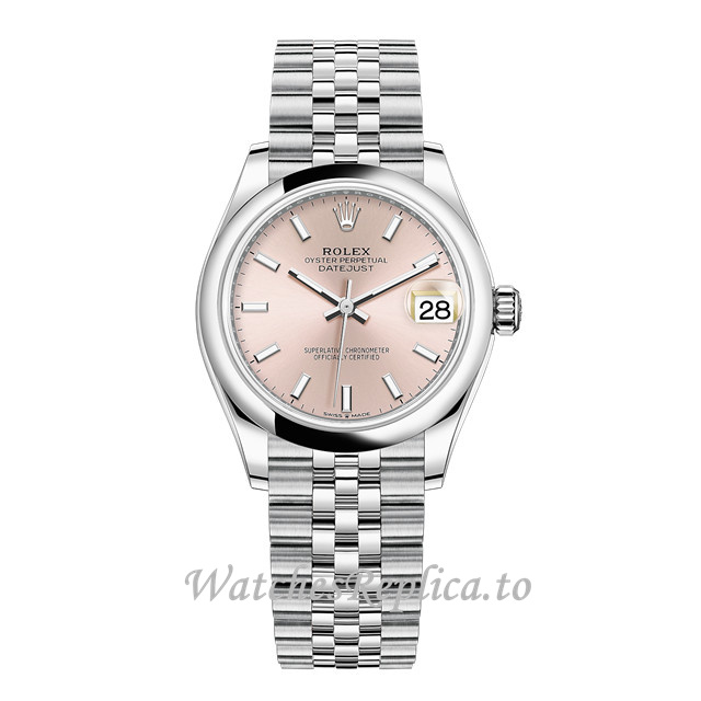 Replica Rolex Datejust m278240-0008 31MM Stainless Steel strap Ladies Watch - WatchesReplica.is