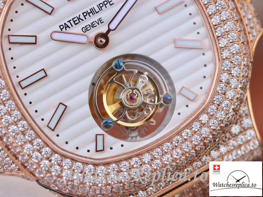 Swiss Patek Philippe Nautilus Jumbo Replica 5711 002 Brown Strap 40MM - WatchesReplica.is